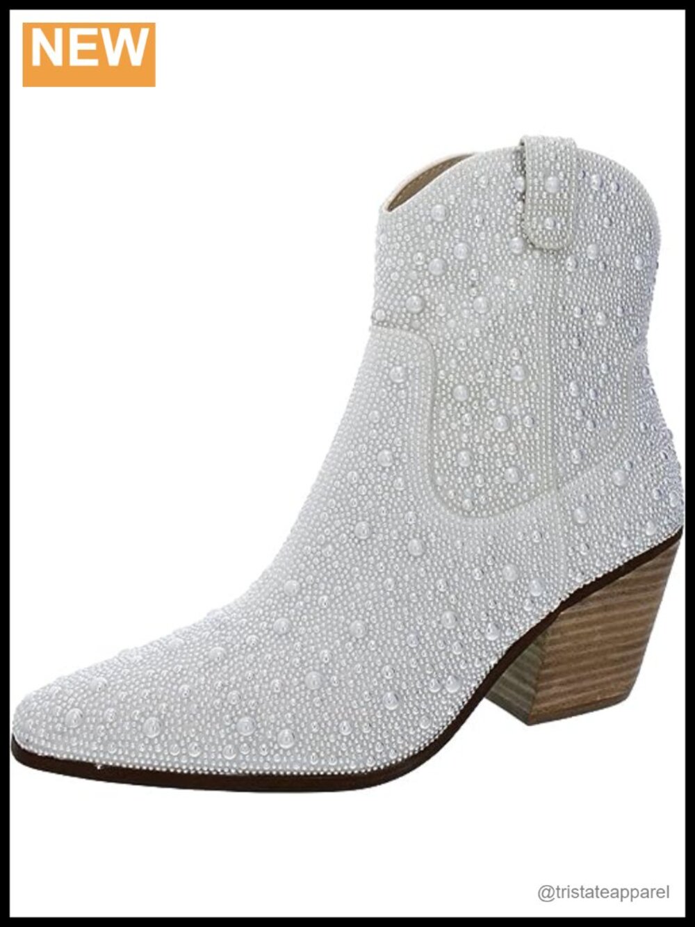 Betsey Johnson Diva Rhinestone Embellished Ankle Booties Pointed Toe